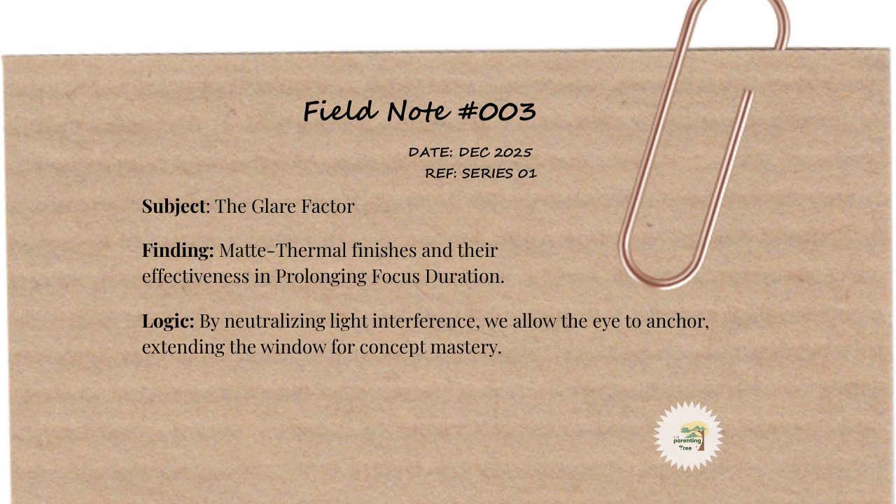 [Field Note #003] Material Specification