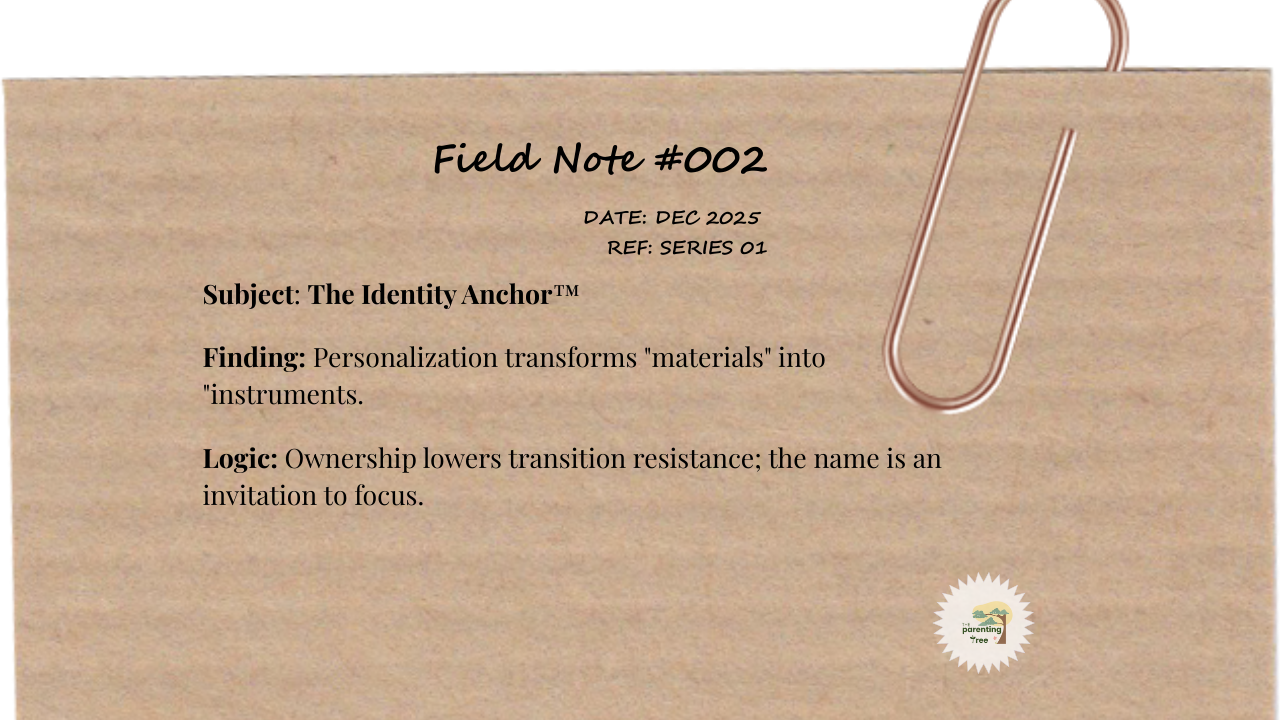 [Field Note #002] Psychological Grounding