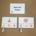 Spot the Shape Task Card Set (32-Piece) - Ready to Use