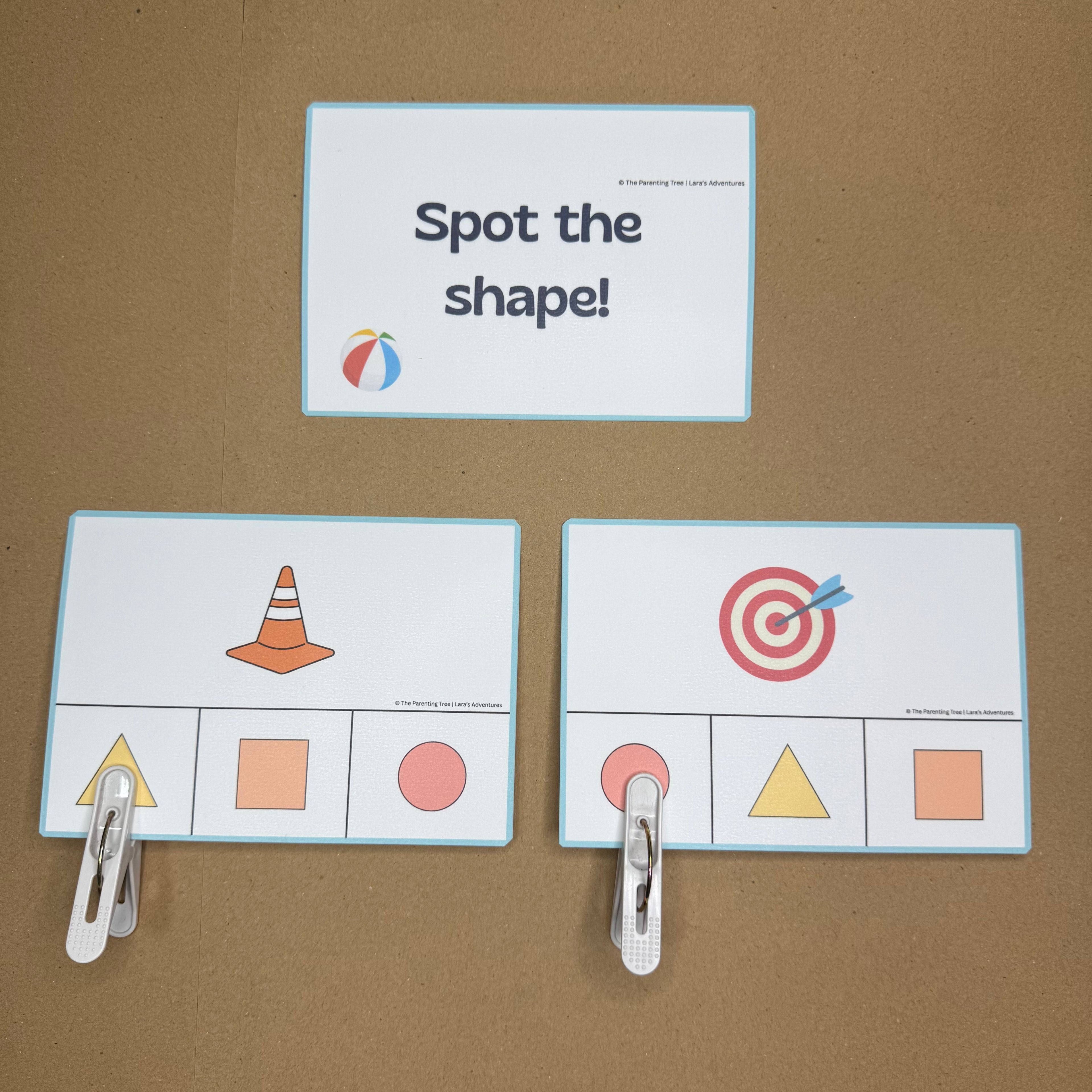 Spot the Shape Task Card Set (32-Piece) - Ready to Use