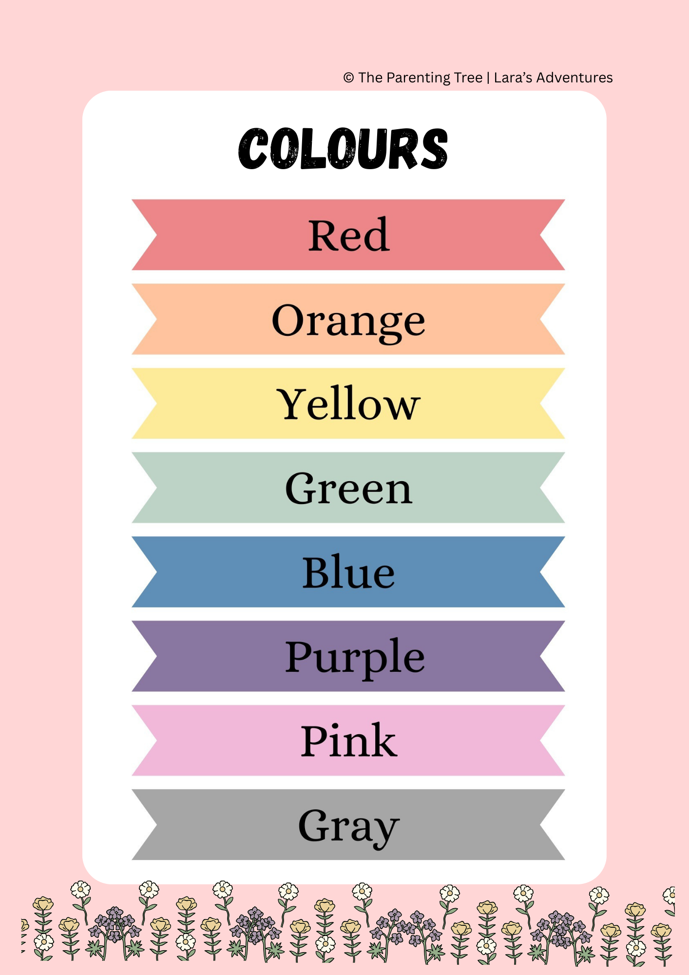 [Complimentary] Colours Poster