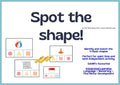 Spot the Shape Digital Task Card Set (32-Piece) - Fine Motor & Geometry