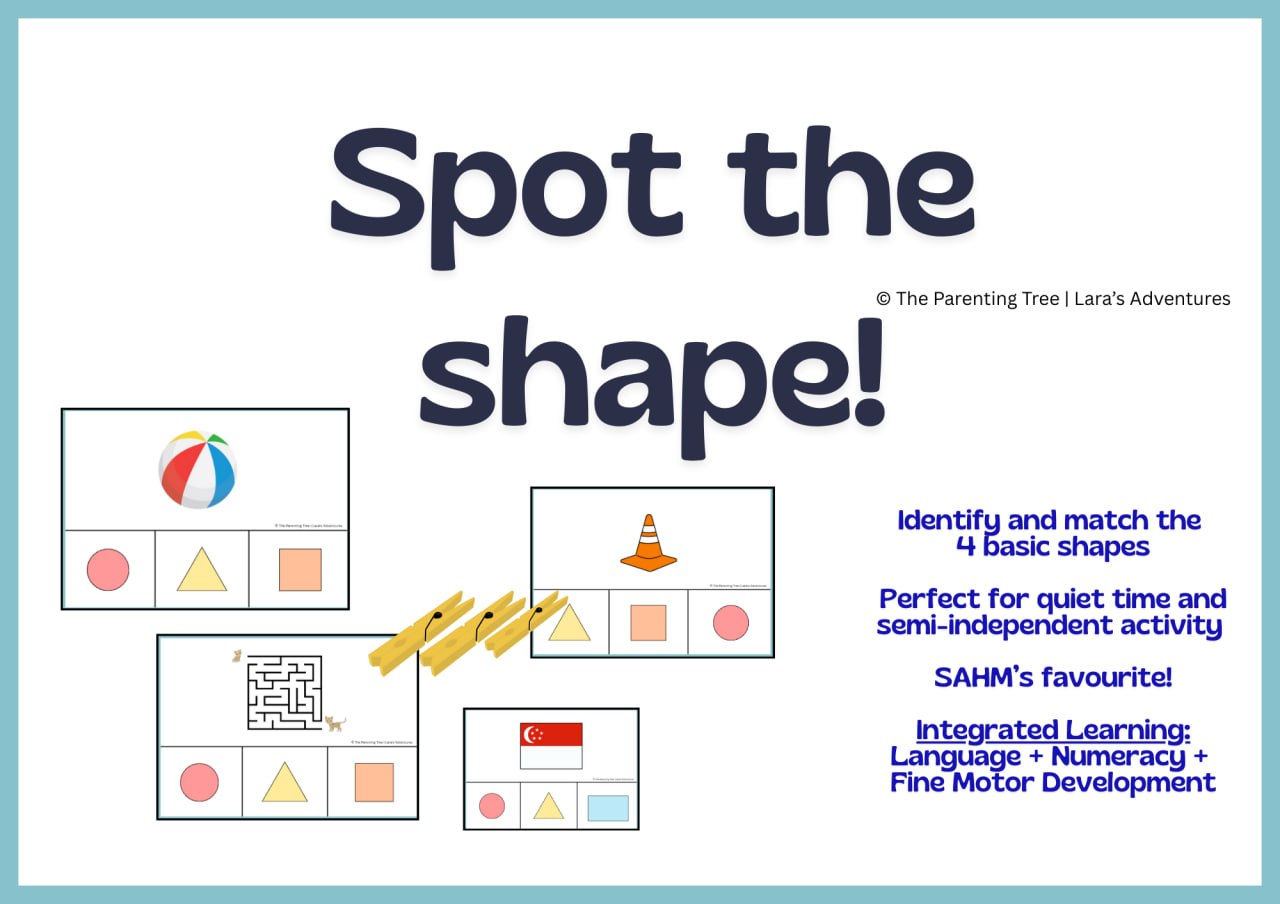 Spot the Shape Digital Task Card Set (32-Piece) - Fine Motor & Geometry
